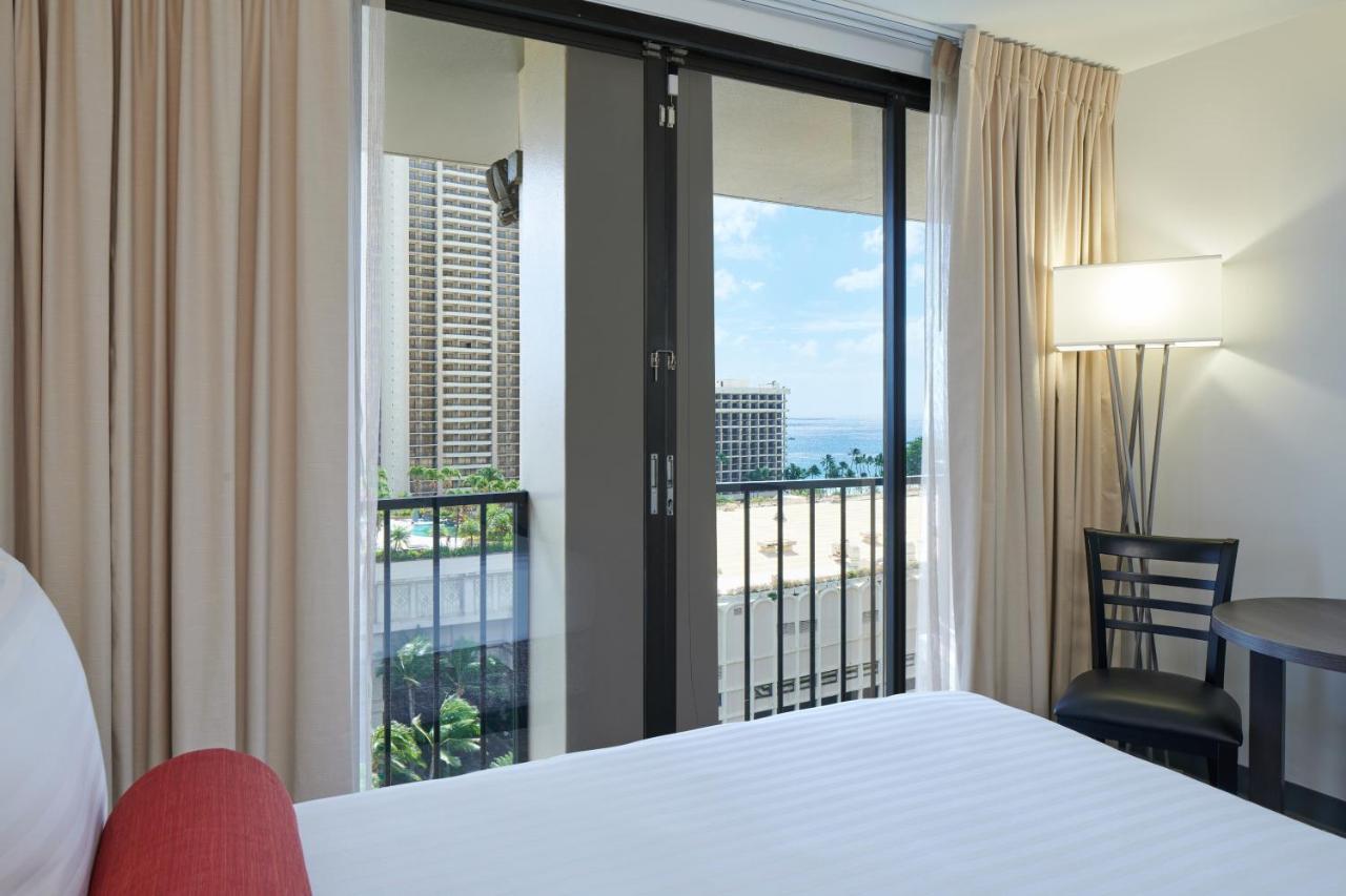 호놀룰루 아쿠아 팜스 와이키키 아파트 호텔 외부 사진